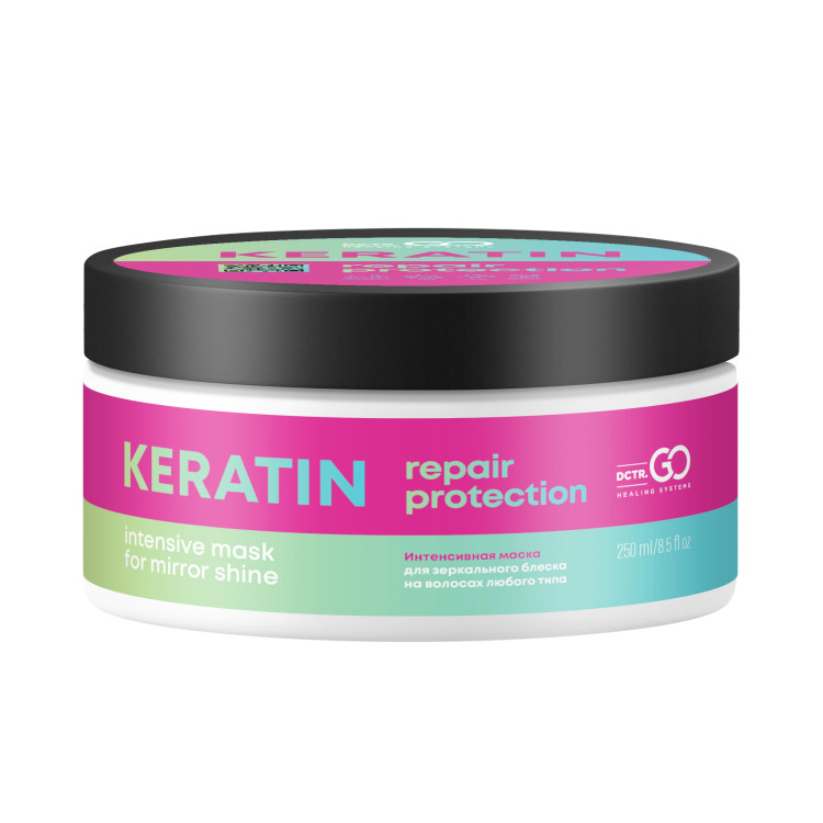 Kератиновая маска для любого типа волос 250 мл. Keratin SPA hair repair в Тольятти 