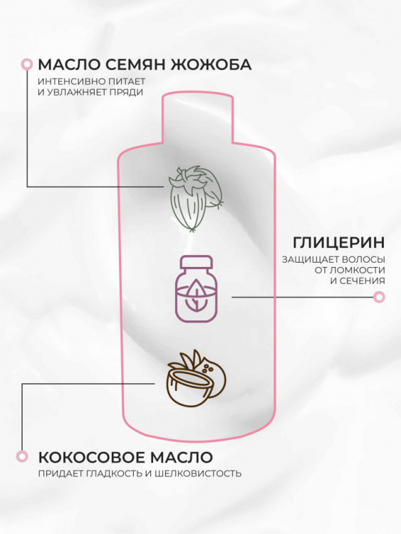 OLJE Кондиционер  глубокое увлажнение для любого типа волос, 450 мл в Тольятти 