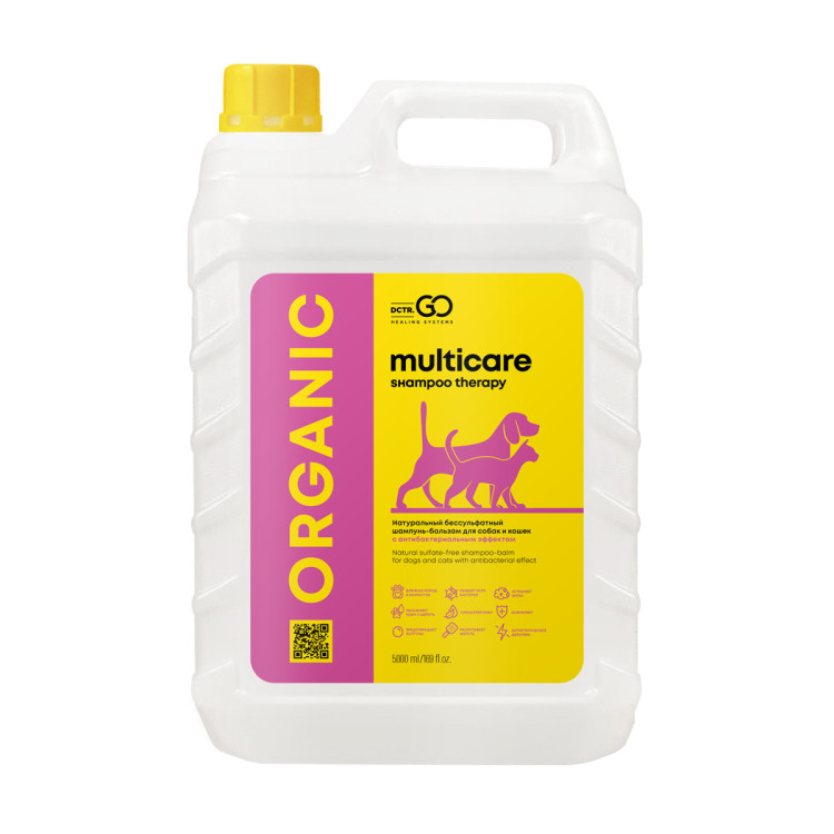 Dctr.Go Шампунь-бальзам для животных  Sнampoo Therapy "Мультиуход" 5000 мл в Тольятти 