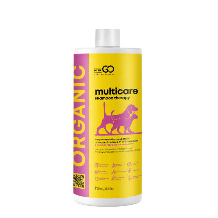 Dctr.Go Шампунь-бальзам для животных Sнampoo Therapy "Мультиуход" 1000 ml в Тольятти 