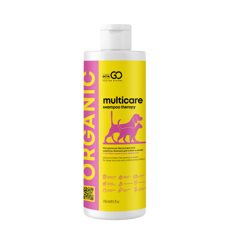 Dctr.Go Шампунь-бальзам для животных  Sнampoo Therapy "Мультиуход" 250 ml в Тольятти 